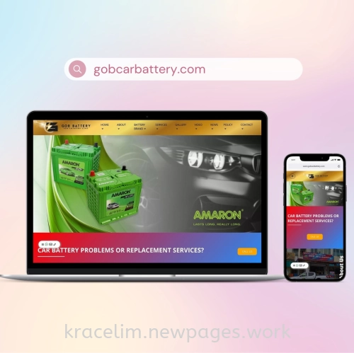 Website Design Johor Bahru (JB) - Car Battery Supplier & Retailer 