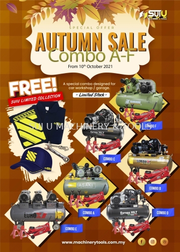 Autumn Sale Car Wash Sale 10.10.2021 Combo A-F