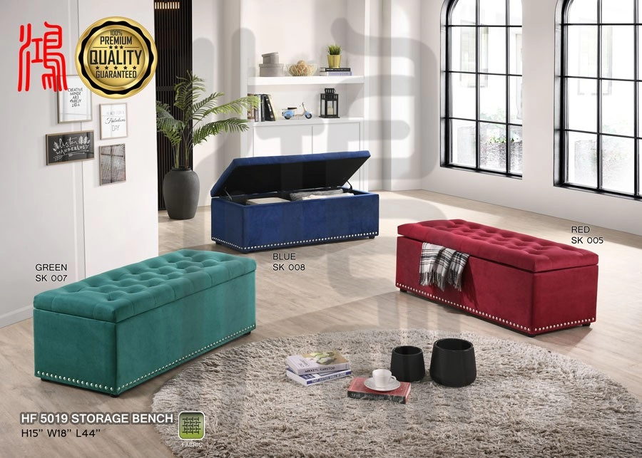 HF 5019 Storage Bench Stool