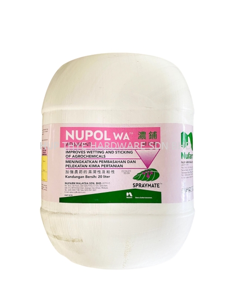 NUPOL WA ADJUVANTS AGROCHEMICALS Melaka, Malaysia, Batu Berendam, Krubong, Peringgit Supplier, Wholesaler, Supply, Supplies | HUP THYE HARDWARE SDN BHD