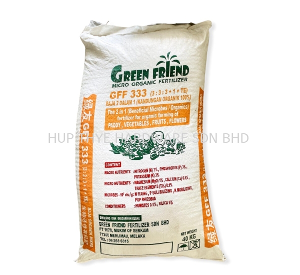 BIO-ORGANIC ORGANIC FERTILIZERS FERTILIZERS Melaka, Malaysia, Batu Berendam, Krubong, Peringgit Supplier, Wholesaler, Supply, Supplies | HUP THYE HARDWARE SDN BHD