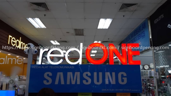 red one 3d led frontlit letteting logo signage signboard at klang kuala lumpur shah alam puchong kepong damansara 3D BOX UP LETTERING SIGNBOARD Kuala Lumpur (KL), Malaysia Supplies, Manufacturer, Design | Great Sign Advertising (M) Sdn Bhd