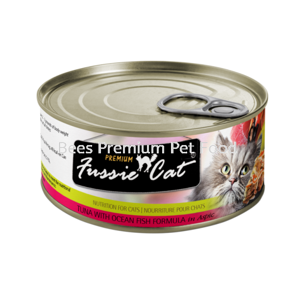 Fussie Cat Tuna with Ocean Fish Can 80g Fussie Cat Non Prescription Cat Food Selangor, Malaysia, Kuala Lumpur (KL), Petaling Jaya (PJ) Supplier, Suppliers, Supply, Supplies | Bees Pets Global Supply Sdn. Bhd.