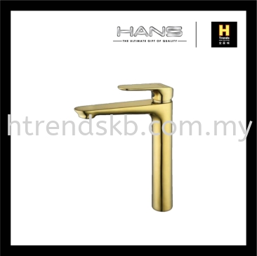 Hans Tall Basin Mixer Tap (Gold) HBM46490GD