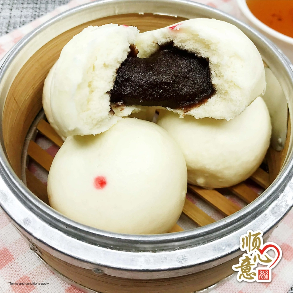 Mini Red Bean Paste Bun 豆沙包仔 (蒸)