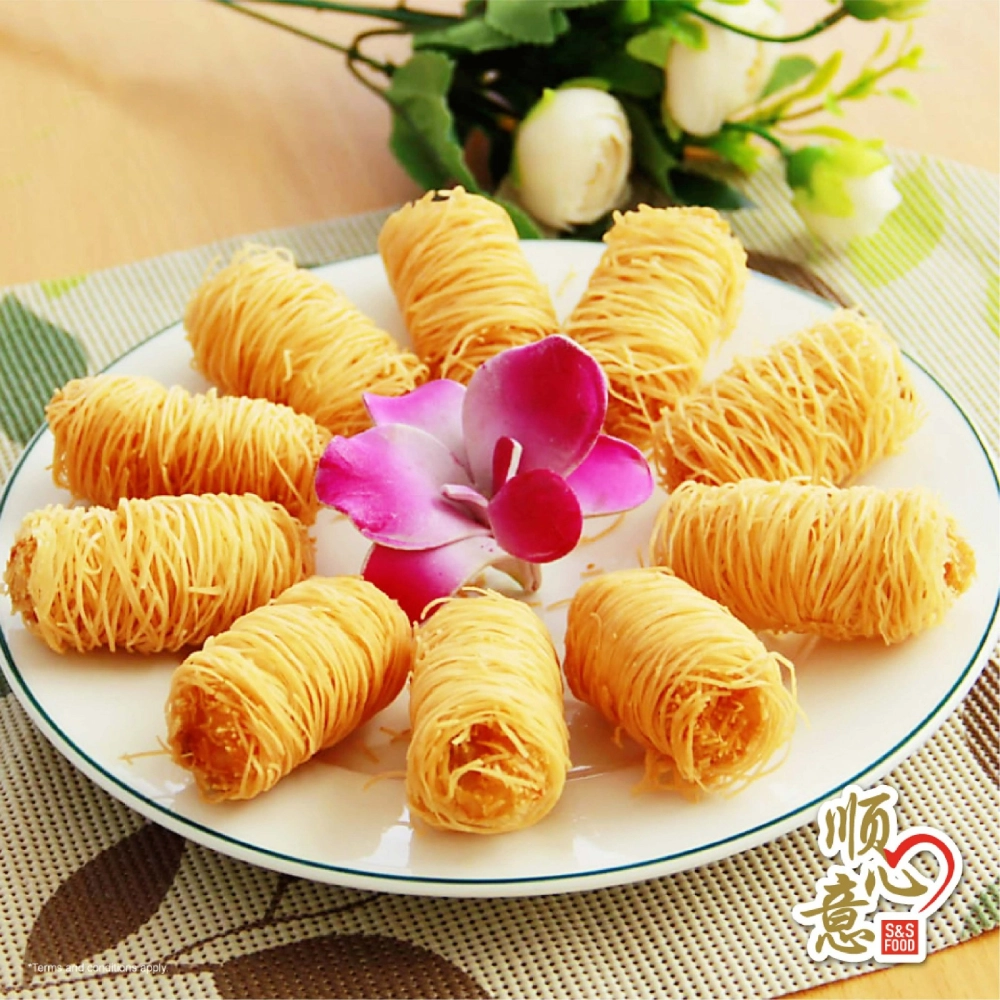 Fried Yam Roll 金丝香芋酥 (炸)