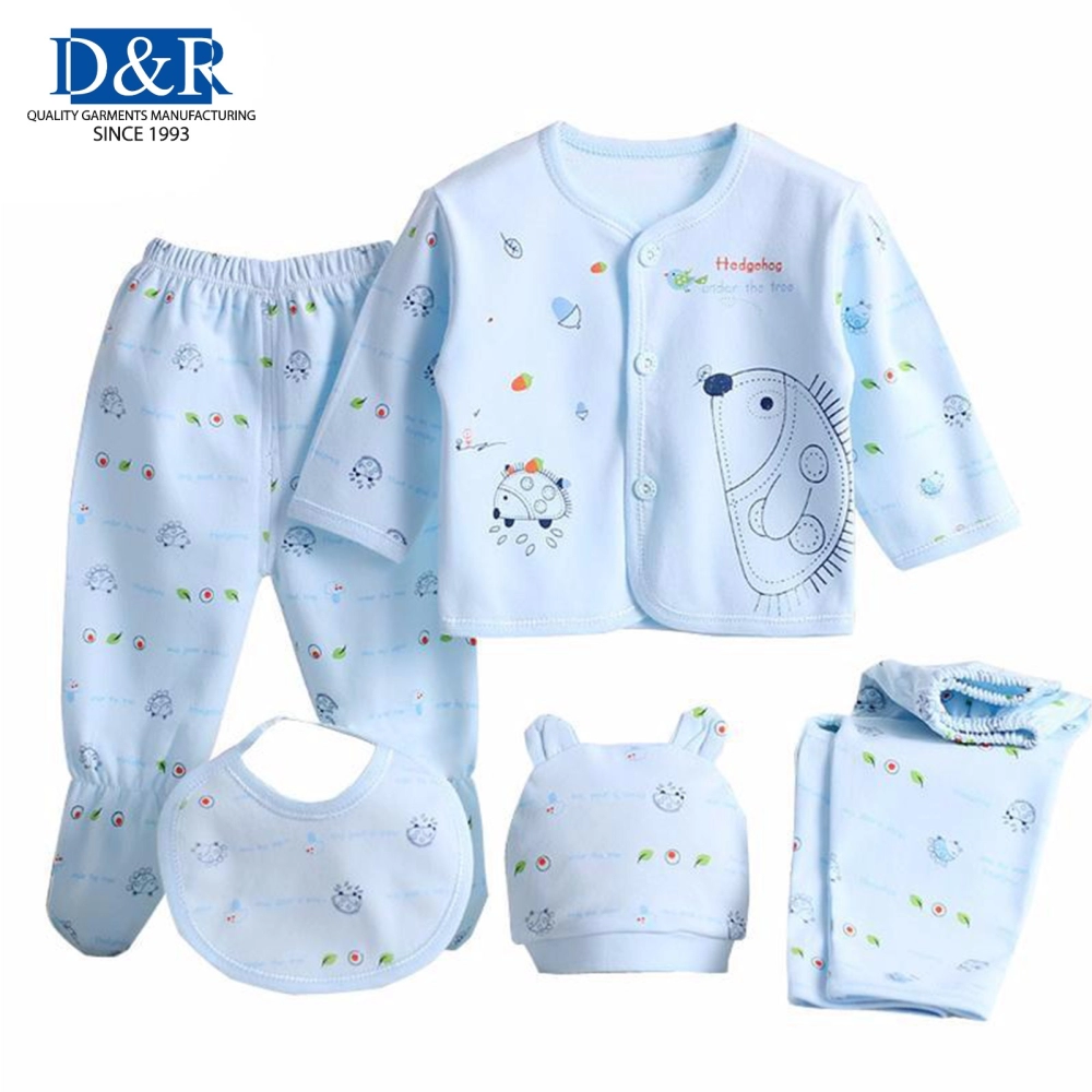 Baby 5 piece Set Premium Organic Soft Cotton fabric Baby Full set Custom made designs