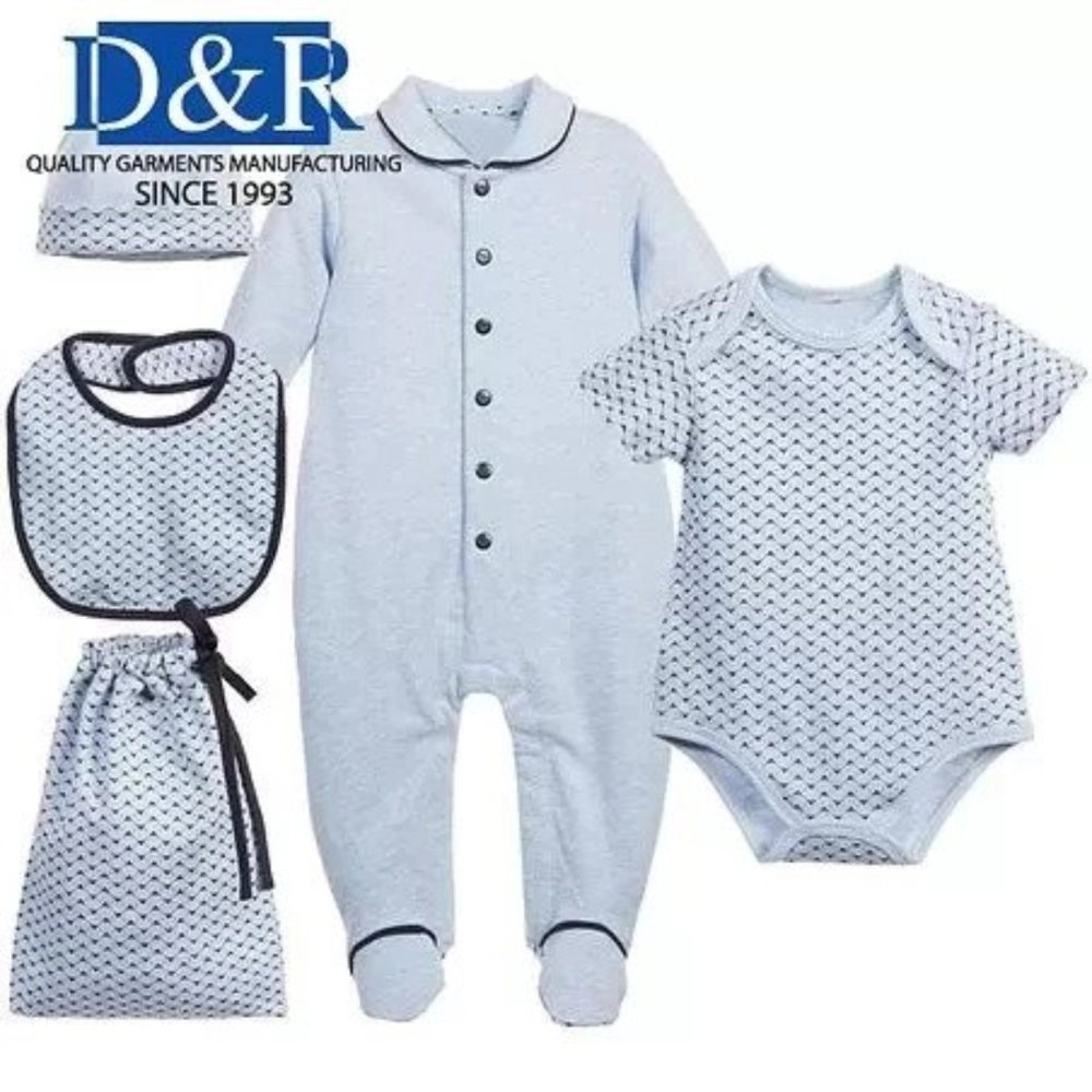 Baby 5 piece Set Premium Organic Soft Cotton fabric Baby Full set Custom made designs