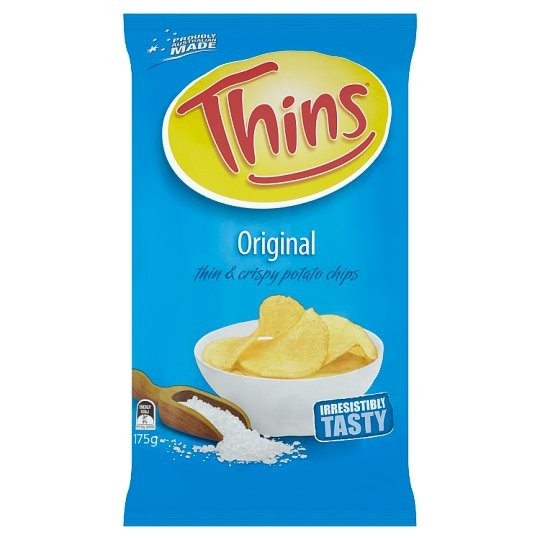 Thins potato chips Original(sea salt) 175g Healthy Snacks FOOD Perak, Malaysia, Taiping Supplier, Suppliers, Supply, Supplies | BNC Health Sdn Bhd