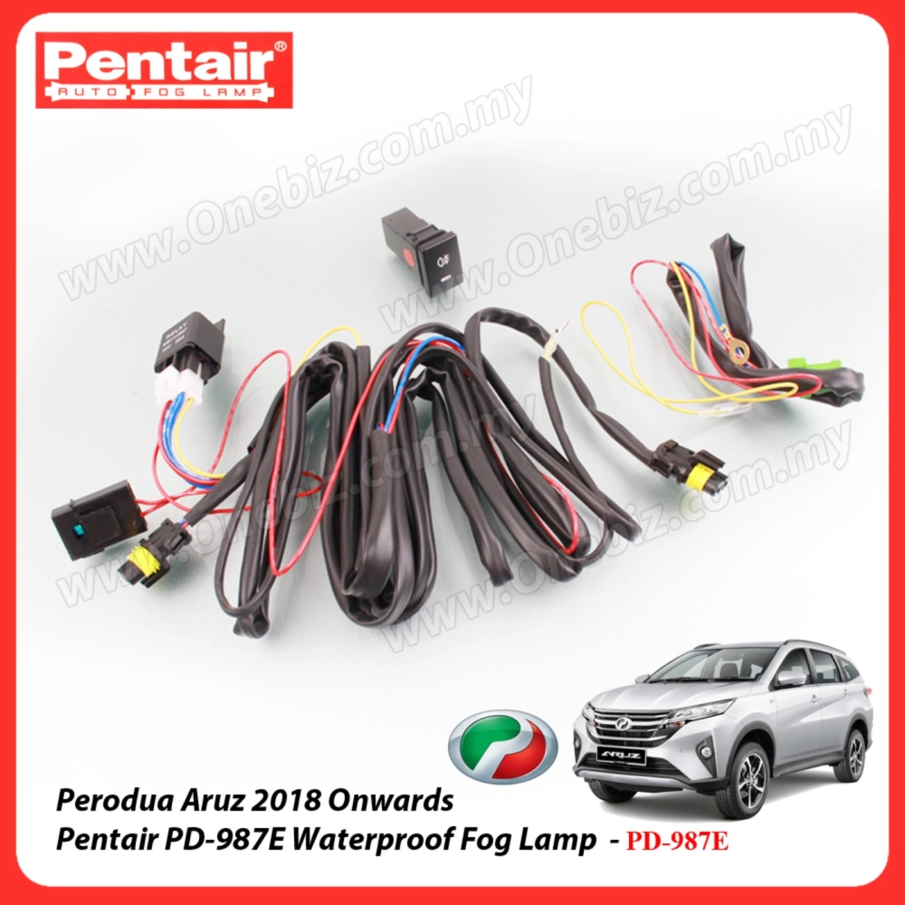 Perodua Aruz 2019 - Pentair Waterproof Fog Lamp - PD-987E