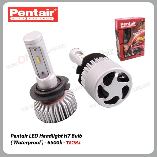 Pentair LED Headlight H7 Bulb ( Waterproof ) - 6500k More Bright and White - T87854