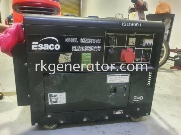 Esaco HHD6500 6Kva 415V  USED MACHINE Malaysia, Selangor, Kuala Lumpur (KL), Subang Jaya Supplier, Suppliers, Supply, Supplies | R & K Power Generator Services