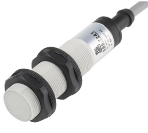 896-7241 - RS PRO M18 x 1 Capacitive Proximity Sensor - Barrel, 5 mm Detection, IP67