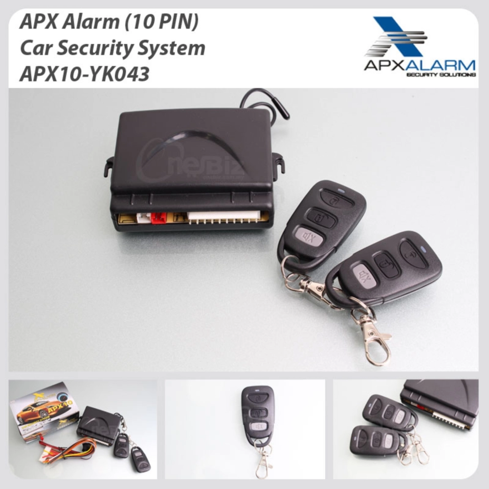 APX Alarm - Car Security System (10-PIN) - AV-APX10-YK043