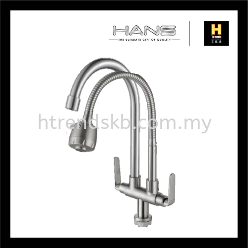 Hans Single Flexi and U Spout Kitchen Tap HPST36183