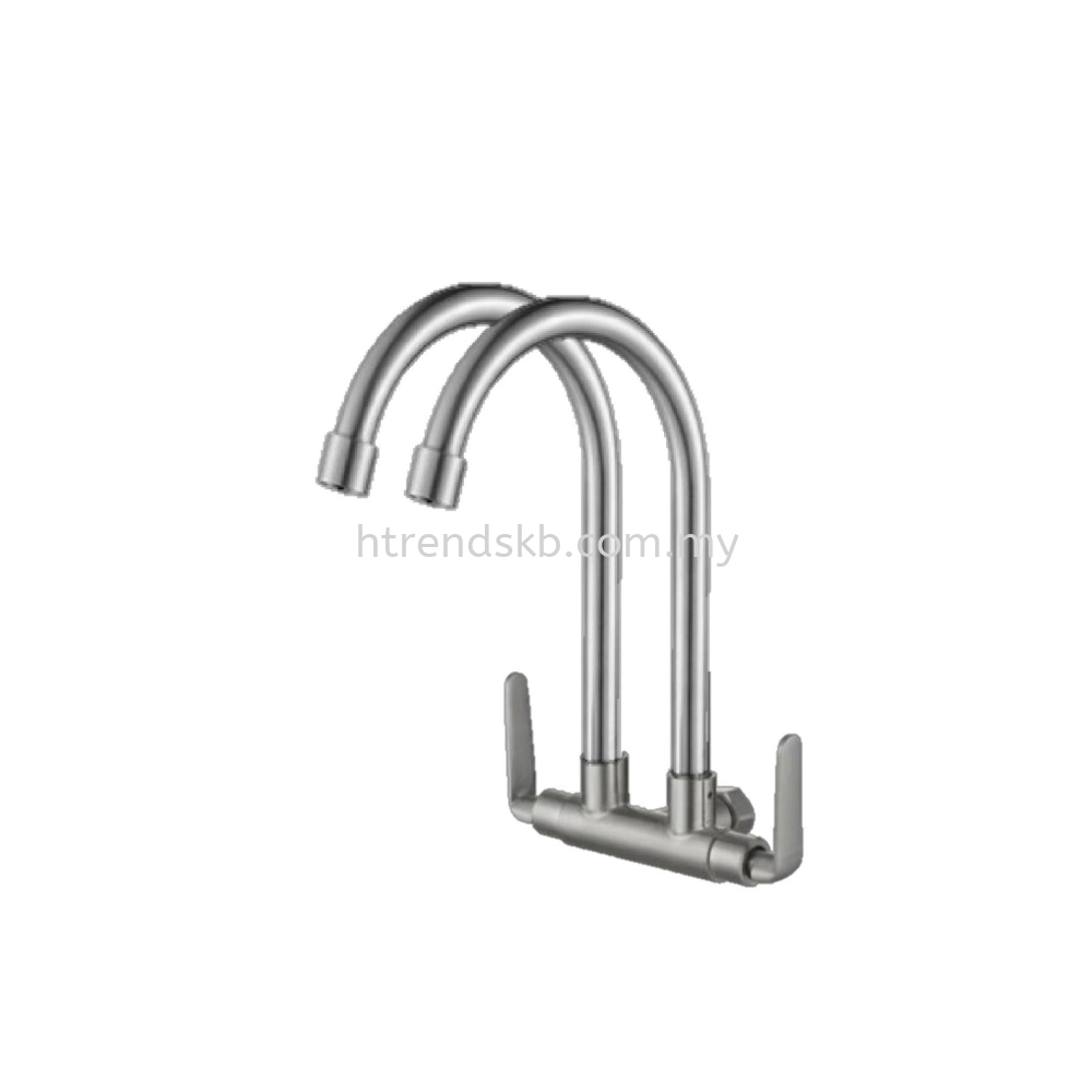 Hans Double U Spout Wall Mounted Sink Tap HWST36333