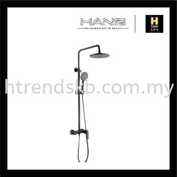 Hans 3 Way Exposed Shower Post (Grey) HSP73740GY