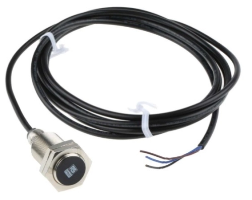  701-8222 - RS PRO M18 x 1 Inductive Proximity Sensor - Barrel, NPN Output, 5 mm Detection, IP67