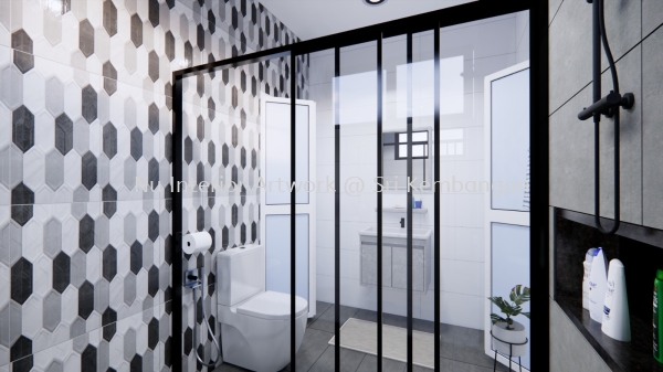 Bathroom Bathroom Design Selangor, Malaysia, Kuala Lumpur (KL), Seri Kembangan Services | NU Interior Art Work