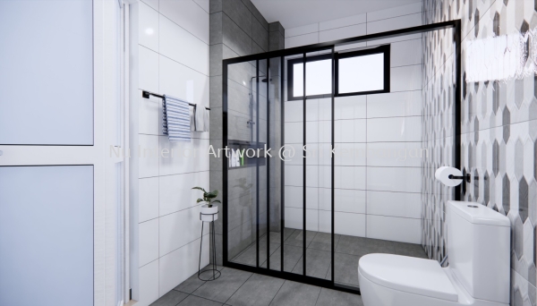 Bathroom Bathroom Design Selangor, Malaysia, Kuala Lumpur (KL), Seri Kembangan Services | NU Interior Art Work