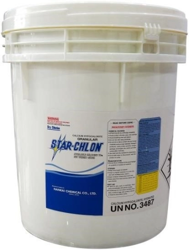Japan Star-Chlon 70% Calcium Hypochlorite Granular Chlorine 40kg/Drum