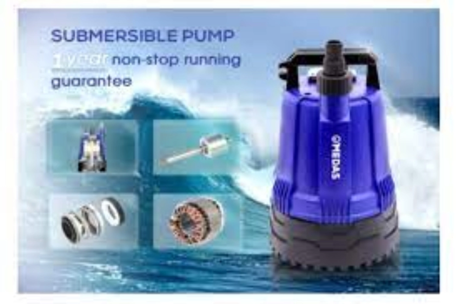 MEDAS 1" SUBMERSIBLE AUTO PUMP SA250