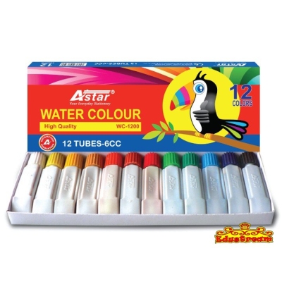 Astar Water Colour 12 Tubes-3cc WC1200