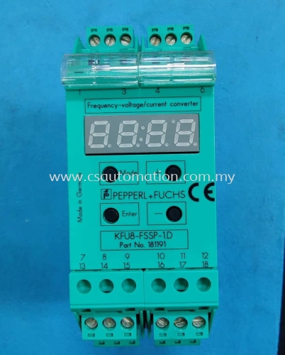 KFU8-FSSP-1D, PEPPERL+FUCHS, Frequency Voltage / Current Converter.