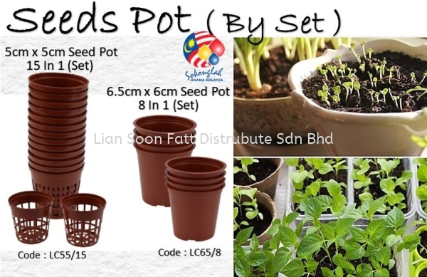 Seedlings Flower Pot Flower Pot & Tray Gardening Perak, Malaysia, Ipoh Supplier, Wholesaler, Distributor, Supplies | LIAN SOON FATT DISTRIBUTE SDN BHD