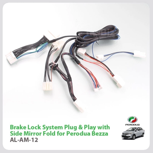 Brake Lock System Plug & Play + Side Mirror Fold for Perodua Bezza - AL-AM-12