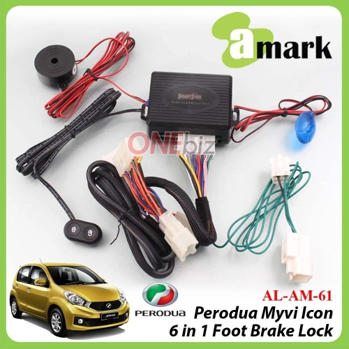 6 in 1 Foot Brake Lock for Perodua Myvi Icon - AL-AM-61