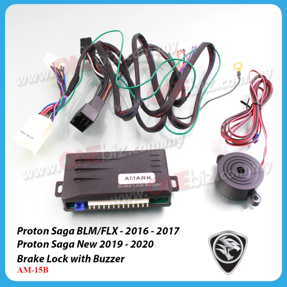 Proton Saga BLM/FLX - 2016 - 2018 / Proton Saga New - 2019 - 2020 - Brake Lock with Buzzer (Plug & Play) - AM-15B