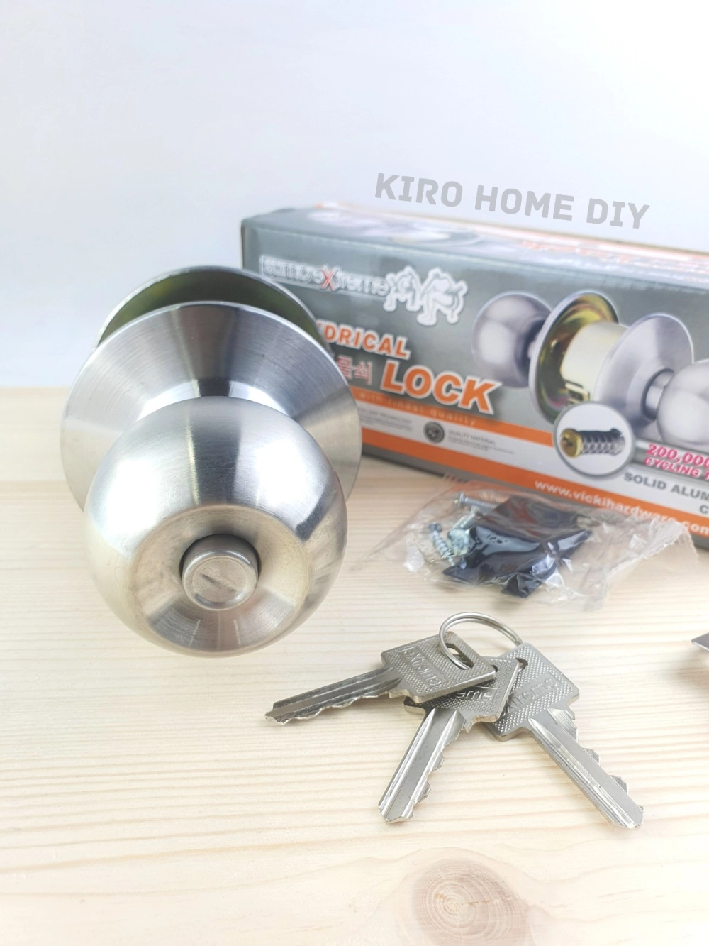 SUMO EXTREME Door Knob/ Door Lock Aluminium Cylindrical Lock Set - 00594B