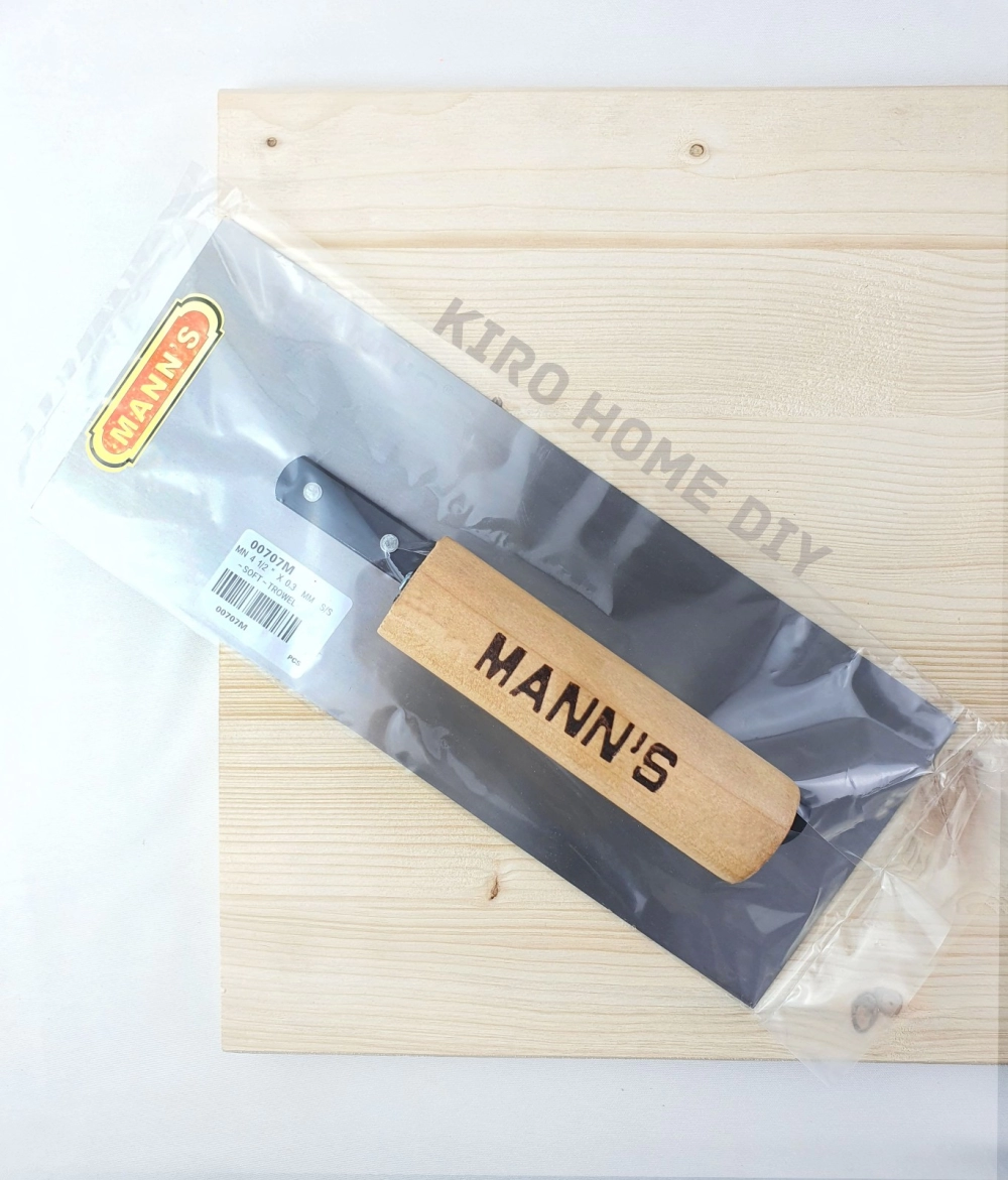 MANN'S  4-1/2 Inches x 0.3mm Stainless Steel Soft Trowel - 00707M