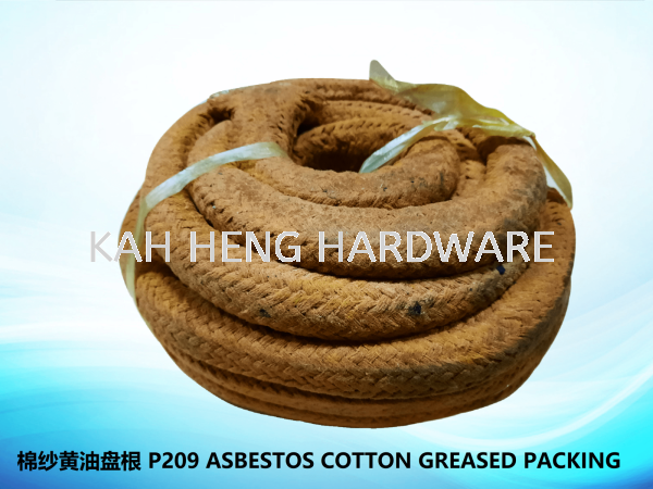 ɴ̸ P209 ASBESTOS COTTON GREASED PACKING JOINING SHEET & GLAND PACKING Selangor, Malaysia, Kuala Lumpur (KL), Klang Supplier, Suppliers, Supply, Supplies | Kah Heng Hardware Sdn Bhd