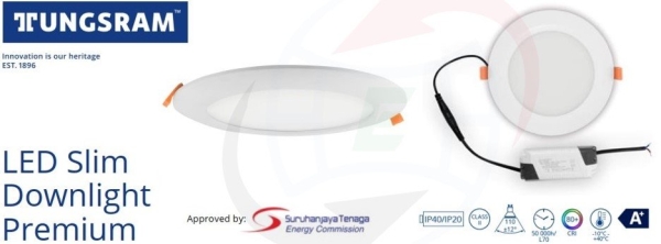 Tungsram LED Slim Downlight Premium Tungsram LED Slim Downlight Tungsram Malaysia, Selangor, Kuala Lumpur (KL), Semenyih Supplier, Wholesaler, Supply, Supplies | Energy Option Sdn Bhd