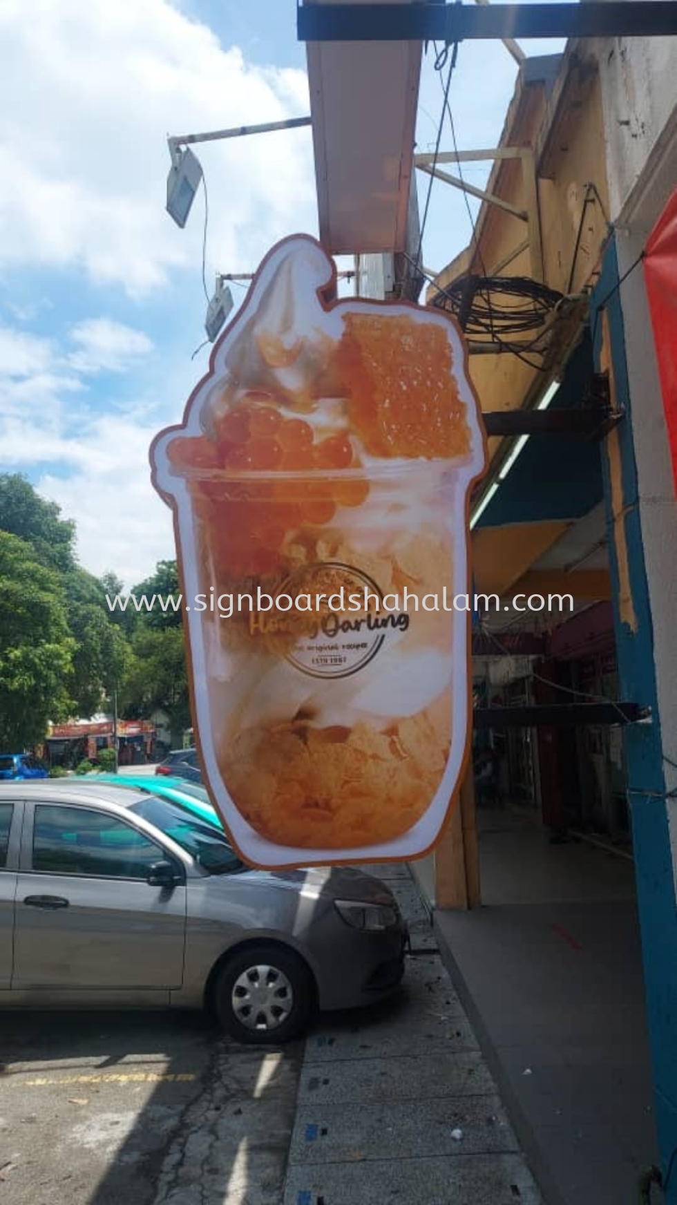 Honey Darling Shah Alam  - Double Side Signboard