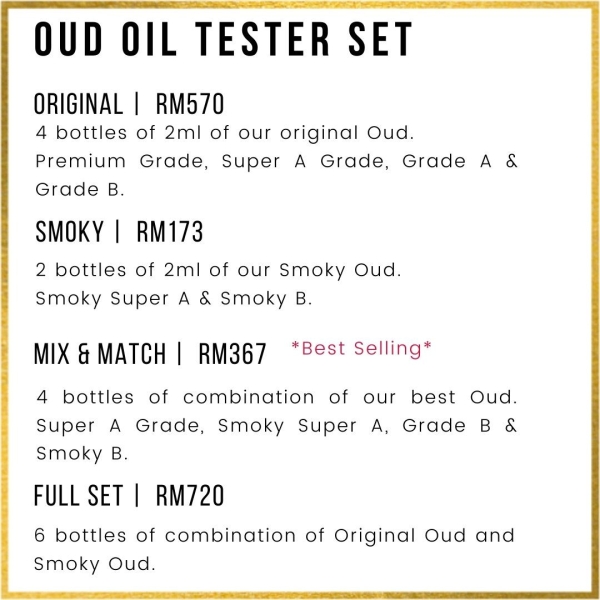 Oud Oil Tester Set Kit Sample Kit Malaysia, Kuala Lumpur (KL), Selangor Supplier, Suppliers, Supply, Supplies | Perfumer's Lab & Academy Sdn Bhd