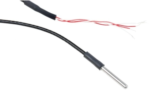  123-5583 - RS PRO PT100 RTD Sensor, 3mm Dia, 25mm Long, 4 Wire, Probe, Class B