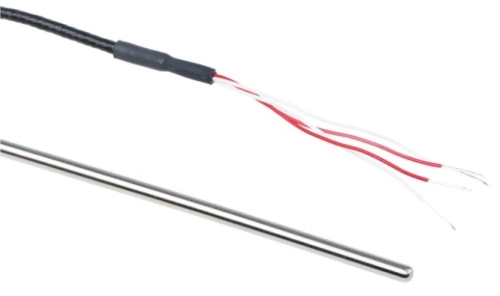 123-5592 - RS PRO PT100 RTD Sensor, 4mm Dia, 200mm Long, 4 Wire, Probe, Class B