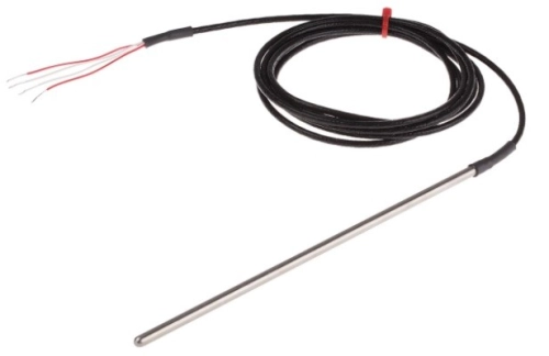  123-5599 - RS PRO PT100 RTD Sensor, 4.5mm Dia, 200mm Long, 4 Wire, Probe, Class B