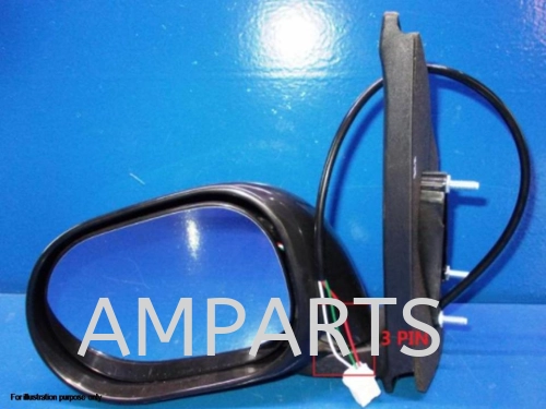 Nissan Livina 2007 Door Mirror (Auto) 3 Pin