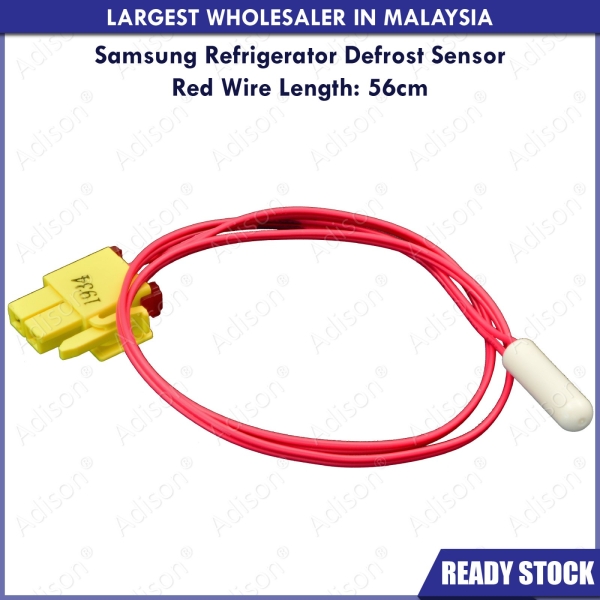 Code: 88184 Samsung Defrost Sensor Red Wire 56CM Defrost Thermostat Refrigerator Parts Melaka, Malaysia Supplier, Wholesaler, Supply, Supplies | Adison Component Sdn Bhd