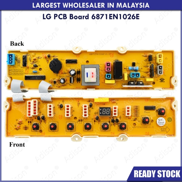 Code: 6871EN1026E LG PCB Board (China) PCB Board Washing Machine Parts Melaka, Malaysia Supplier, Wholesaler, Supply, Supplies | Adison Component Sdn Bhd