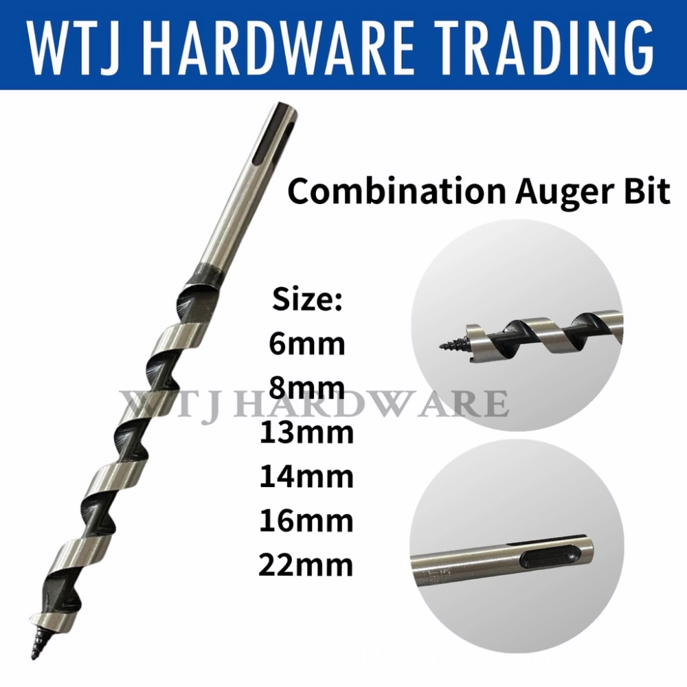 SDS Combination Shank Wood Auger Bit 6mm - 22mm Hardware Drill Bits &  Chisels Seremban, Malaysia, Negeri Sembilan Supplier, Suppliers, Supply,  Supplies | WTJ Hardware Trading