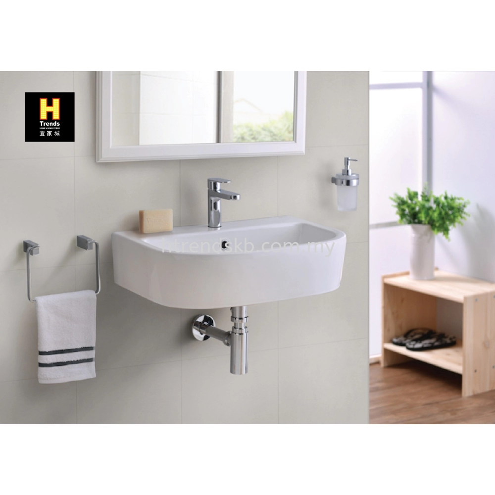 Johnson Suisse Latina 500 Wall Hung Basin (WBSALT101WW)