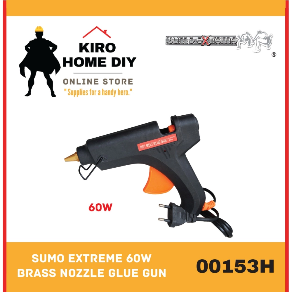 SUMO EXTREME 60W Brass Nozzle Glue Gun (Big) - 00153H