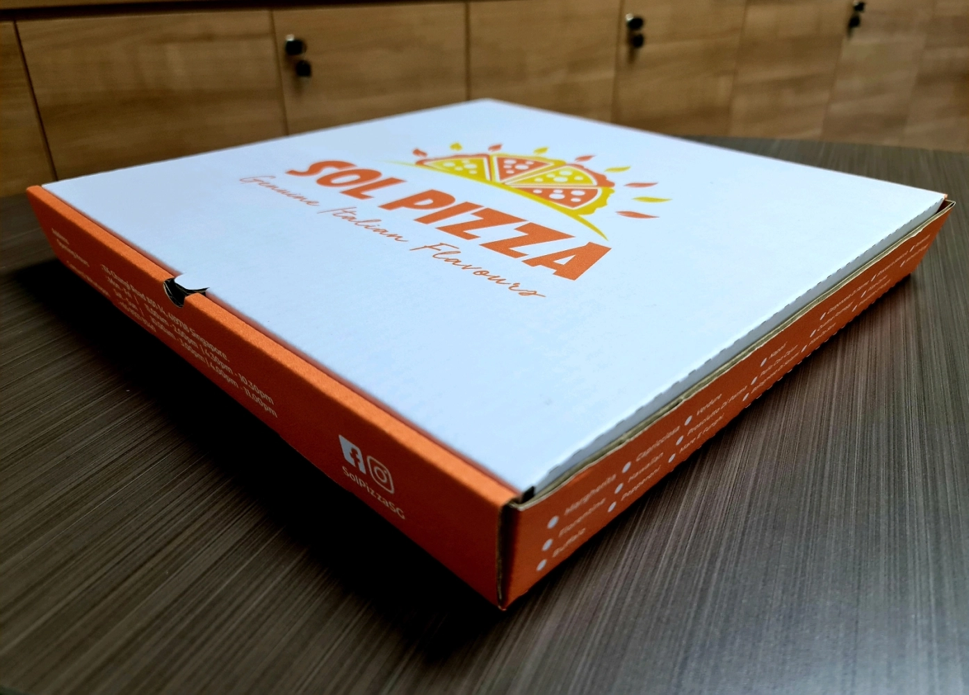 12'' CMYK Pizza Box