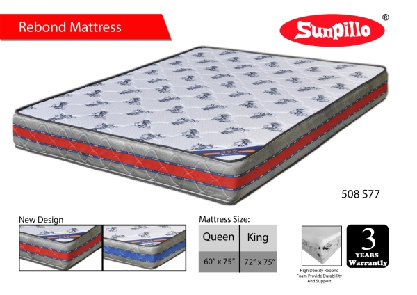 S77 Rebond Mattress Mattress Penang, Malaysia, Butterworth Manufacturer, Supplier, Supply, Supplies | Hoyta Sdn Bhd