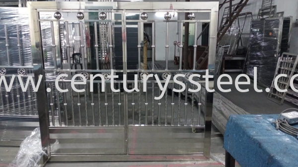  Stainless Steel Main Gate Johor Bahru (JB), Johor, Malaysia, Singapore Supplier, Suppliers, Supply, Supplies | CENTURY STAINLESS STEEL 1 TRADING